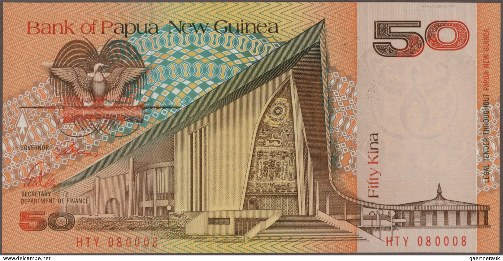 Papua New Guinea: Bank Of Papua New Guinea, Lot With 31 Banknotes, Series 1975-2 - Papua Nuova Guinea