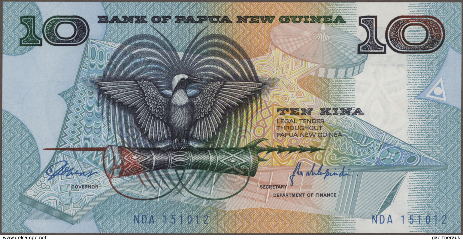 Papua New Guinea: Bank Of Papua New Guinea, Lot With 31 Banknotes, Series 1975-2 - Papua Nueva Guinea