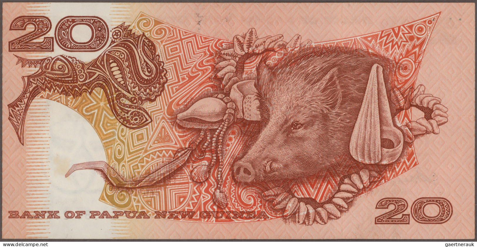 Papua New Guinea: Bank of Papua New Guinea, lot with 31 banknotes, series 1975-2