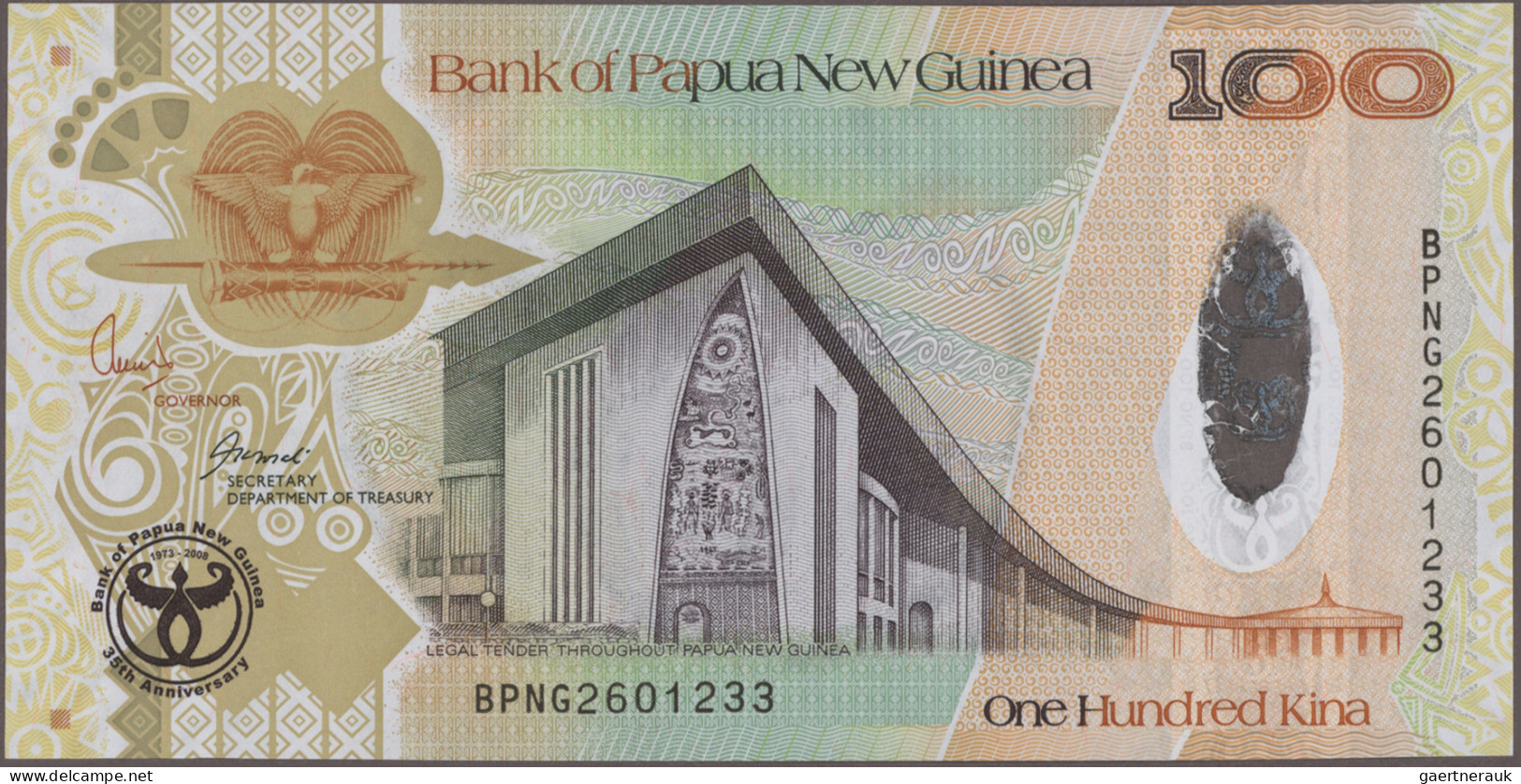 Papua New Guinea: Bank Of Papua New Guinea, Lot With 22 Banknotes, Series 2000-2 - Papua New Guinea