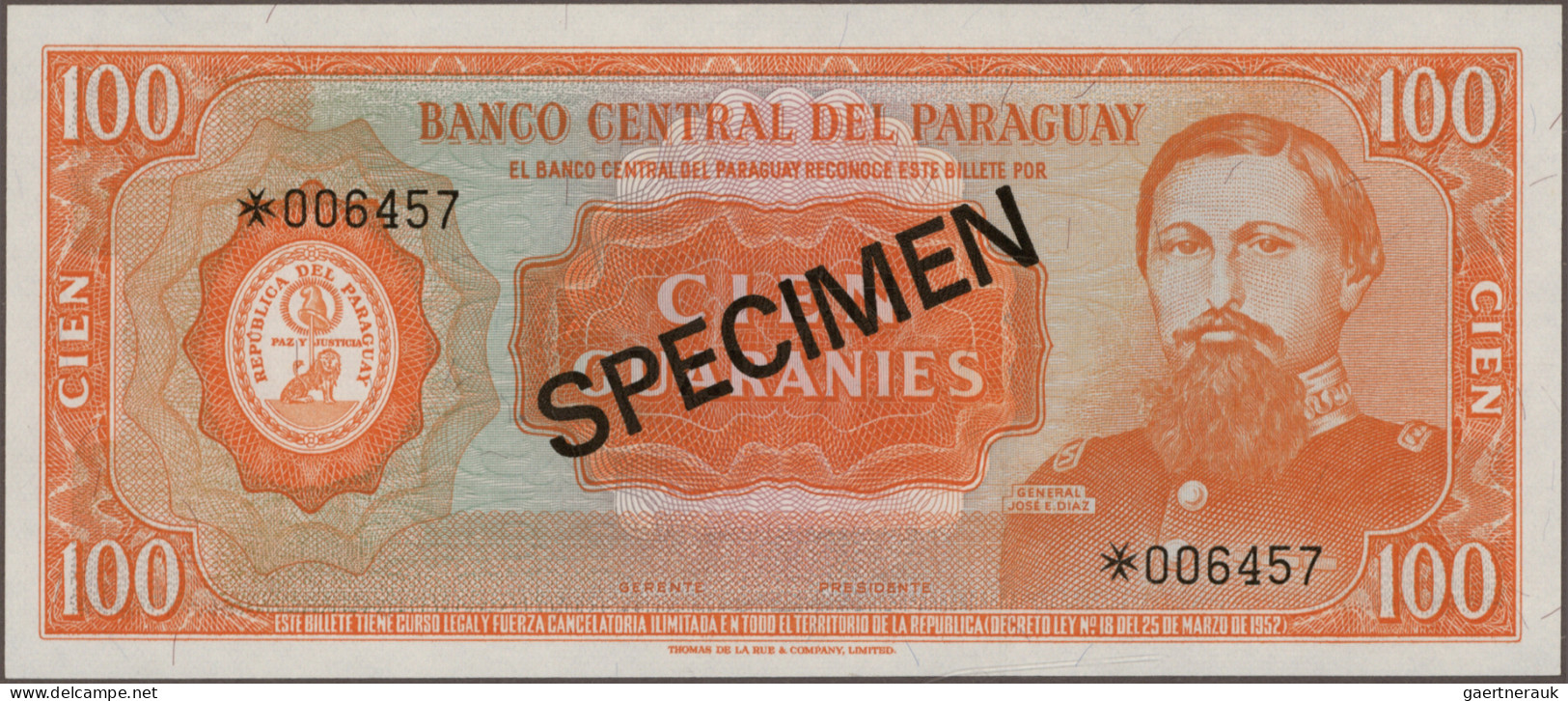 Paraguay: Banco Central Del Paraguay, Huge Lot With 26 Banknotes, Series 1962-20 - Paraguay
