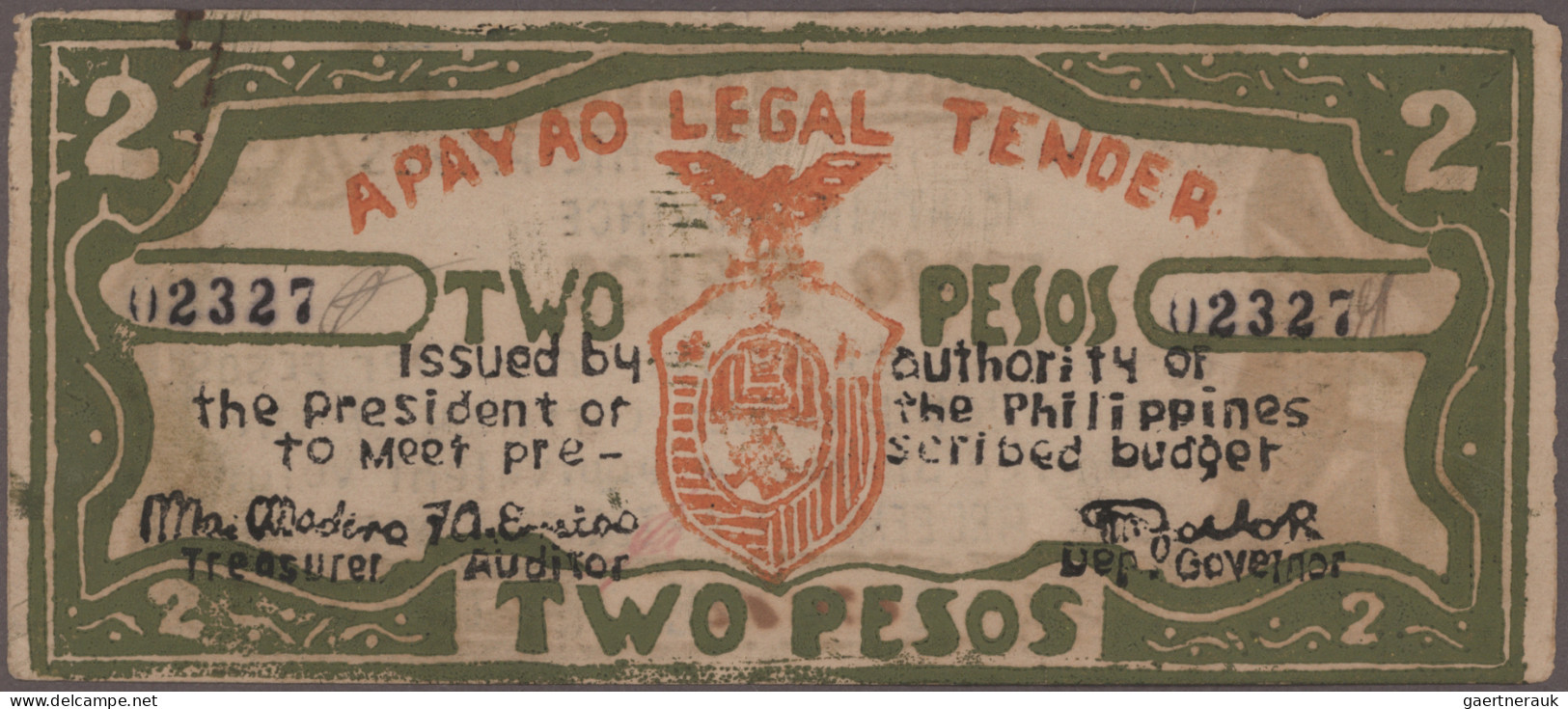 Philippines: Collectors Album With 132 Banknotes Emergency Issues WWII, Series 1 - Filippijnen