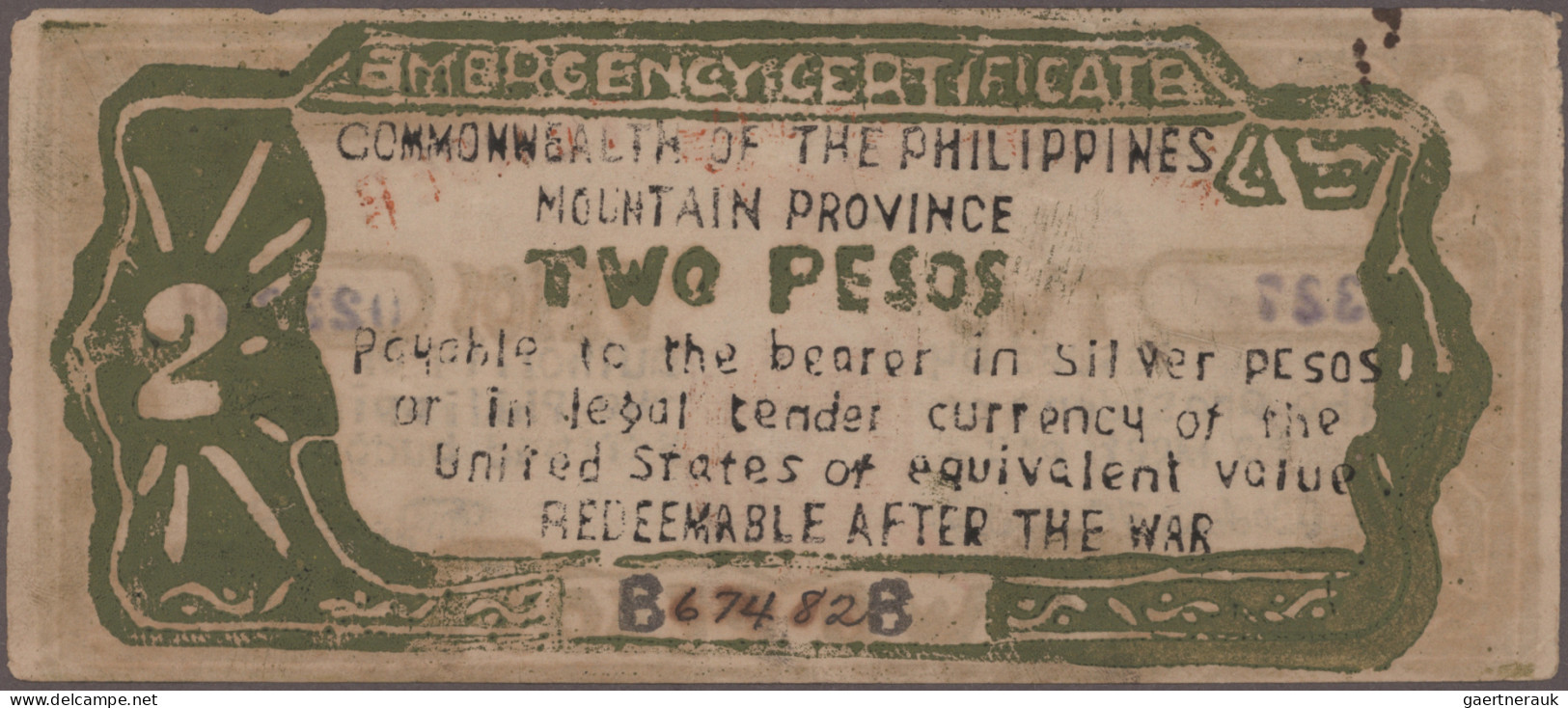 Philippines: Collectors Album With 132 Banknotes Emergency Issues WWII, Series 1 - Filippijnen