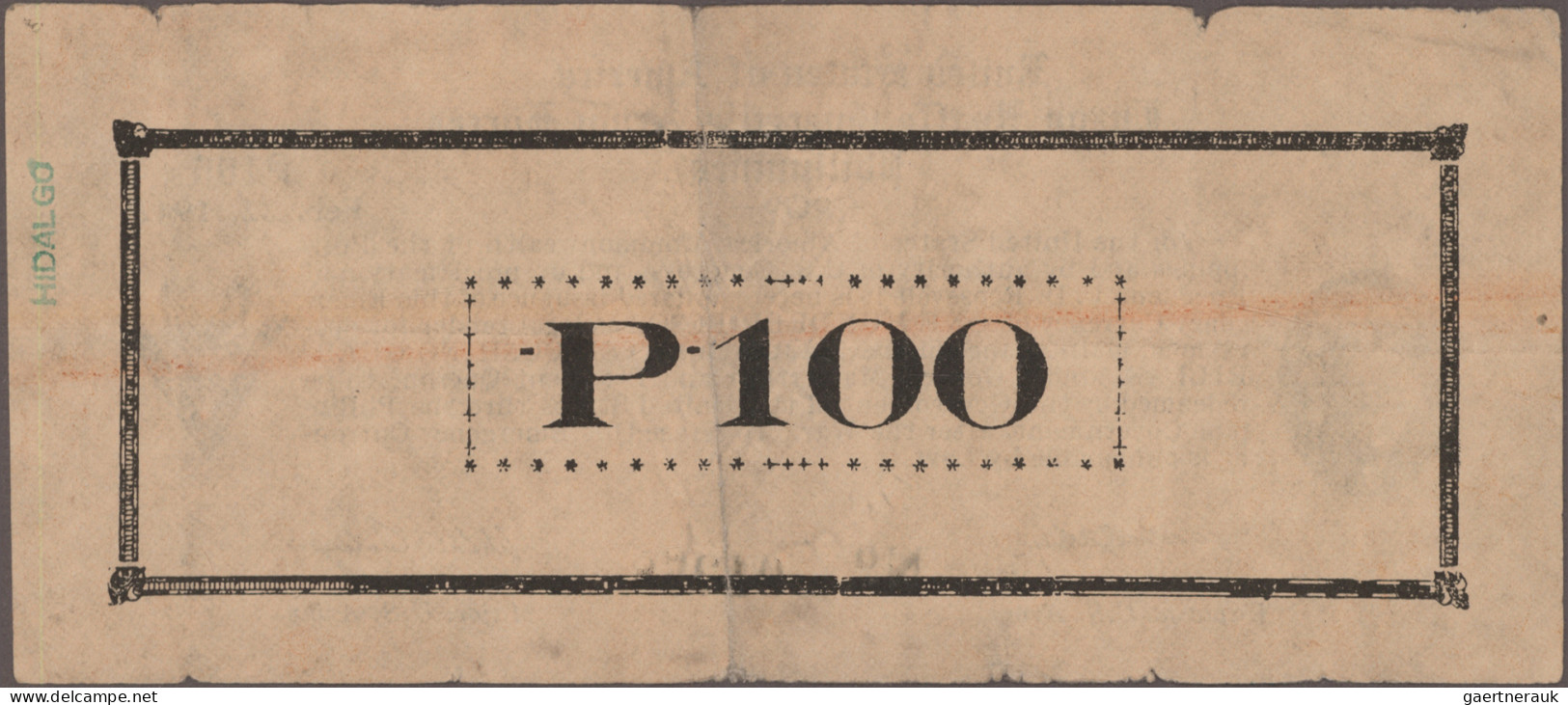 Philippines: Collectors album with 132 banknotes Emergency Issues WWII, series 1