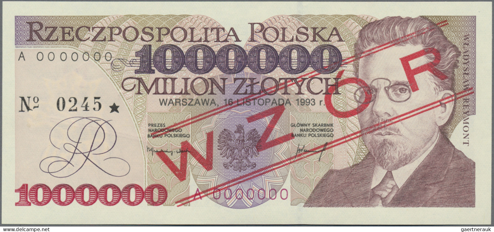 Poland - Bank Notes: Narodowy Bank Polski, Pair With 1 Million Zlotych 1993 And - Poland