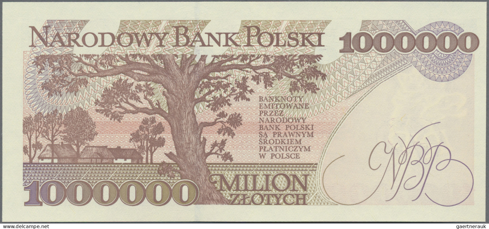 Poland - Bank Notes: Narodowy Bank Polski, Pair With 1 Million Zlotych 1993 And - Pologne