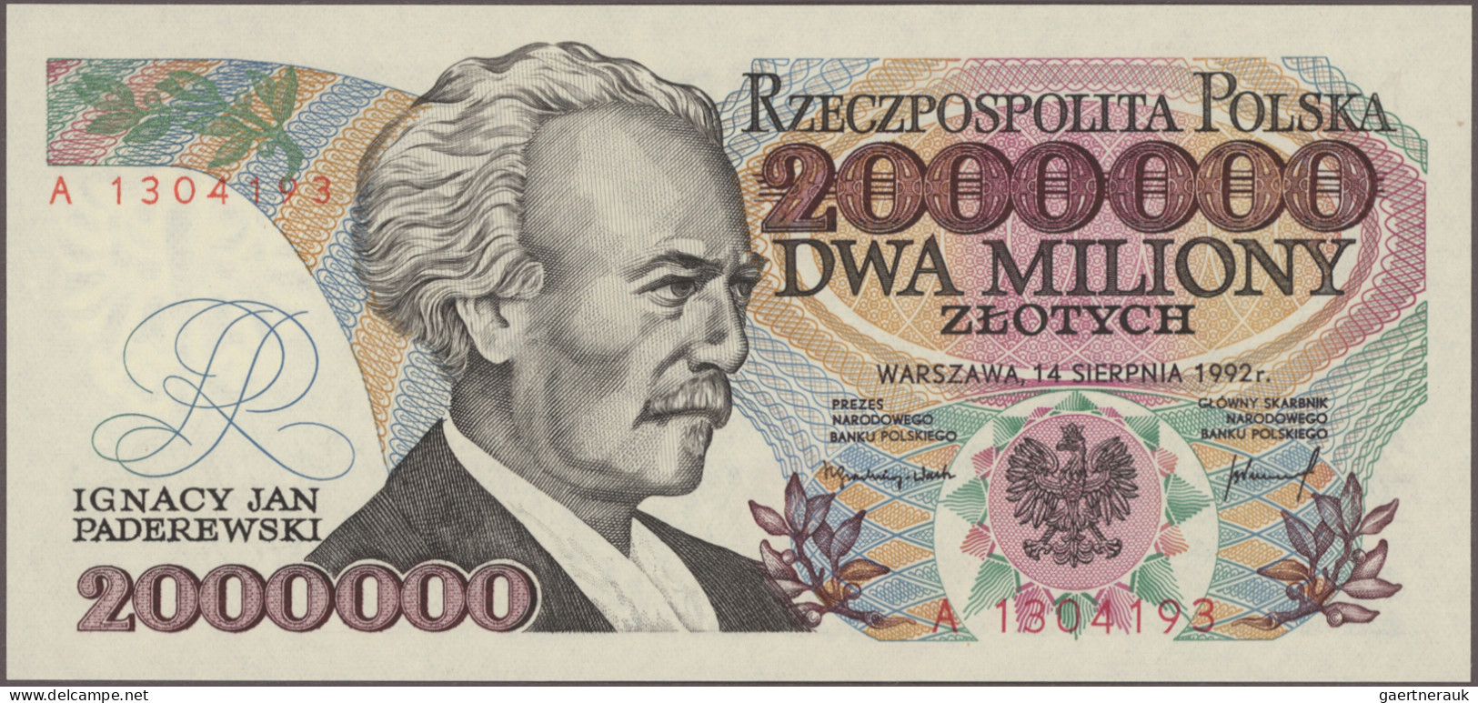 Poland - Bank notes: Narodowy Bank Polski, huge lot with 40 banknotes, series 19