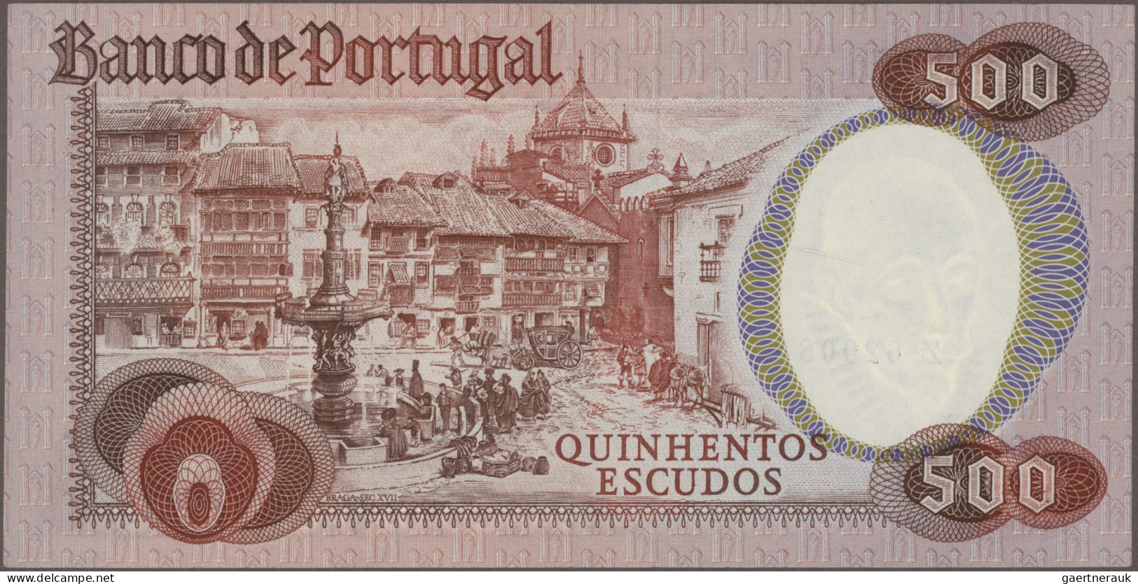 Portugal: Banco de Portugal, lot with 14 banknotes, series 1964-1981, comprising