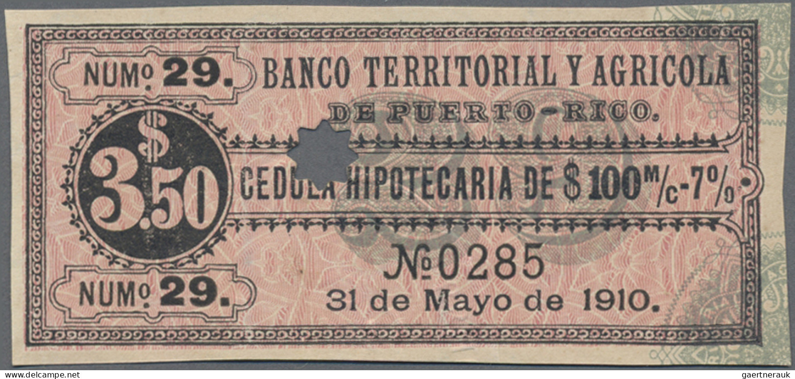 Puerto Rico: Ministerio De Ultramar – BILLETE DE CANJE, 1 Peso 1895 Without Coun - Puerto Rico