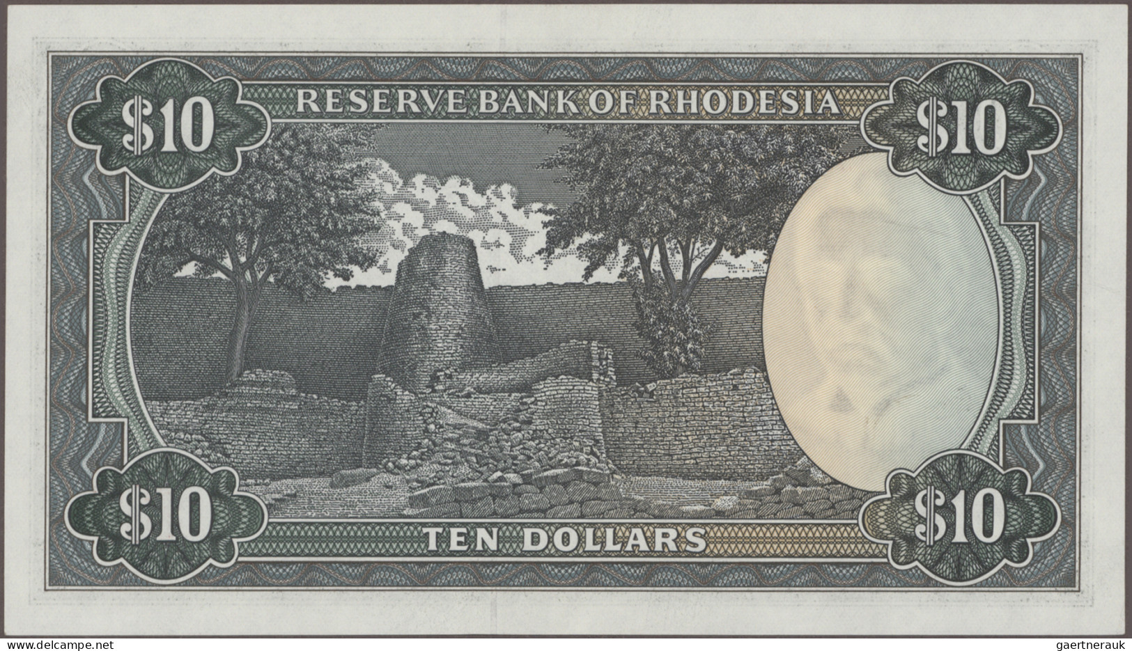 Rhodesia: Reserve Bank Of Rhodesia, Huge Lot With 13 Banknotes, Series 1964-1979 - Rhodesien