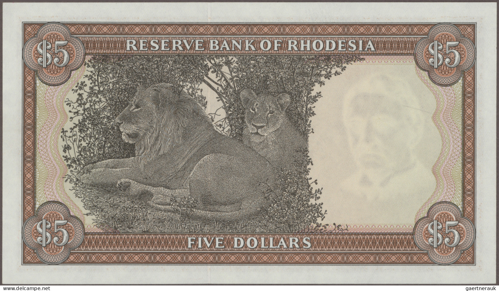 Rhodesia: Reserve Bank Of Rhodesia, Huge Lot With 13 Banknotes, Series 1964-1979 - Rhodesië