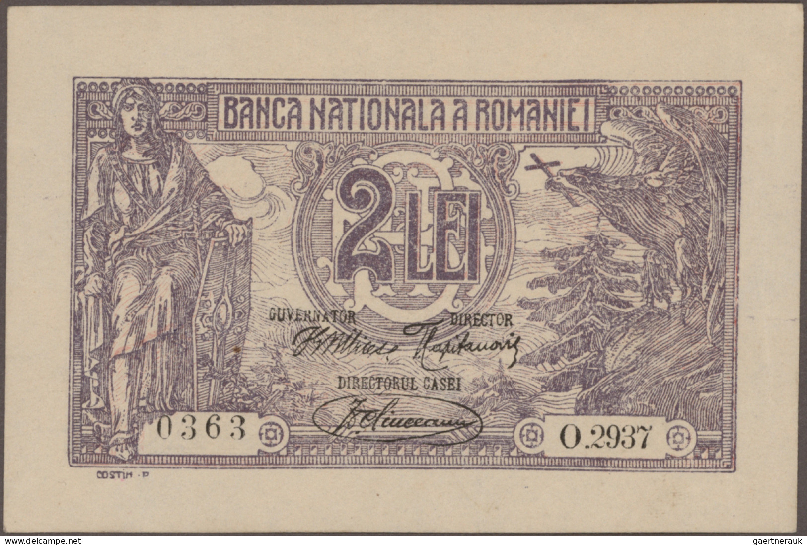 Romania: Banca Naţională A României And Romanian Treasury – BUKOVINA, Set With 4 - Roemenië