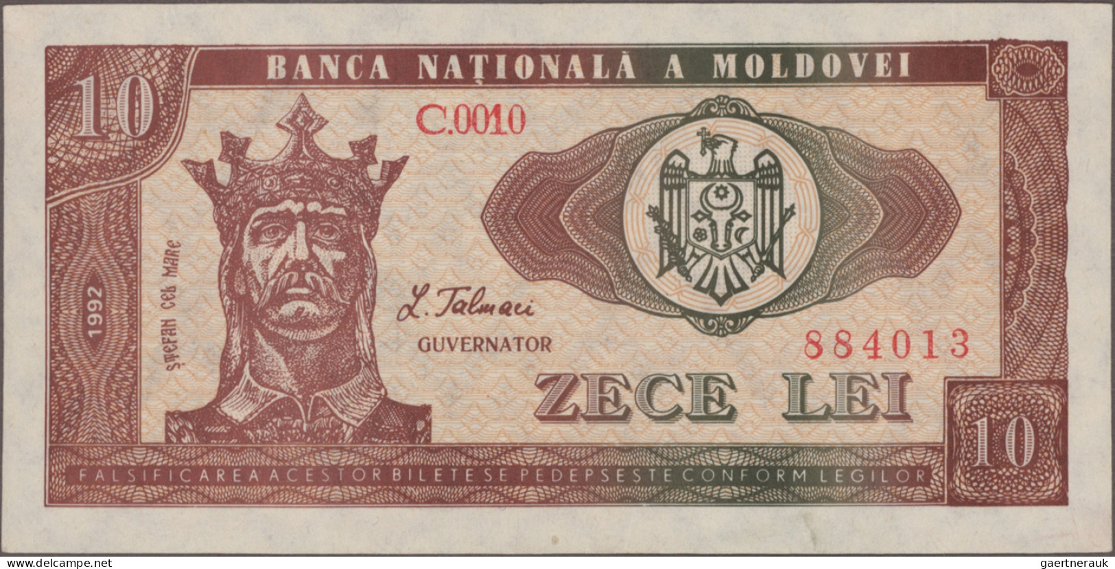 Romania: Lot With 92 Banknotes Austria, Moldova And Romania With Many Duplicates - Rumänien