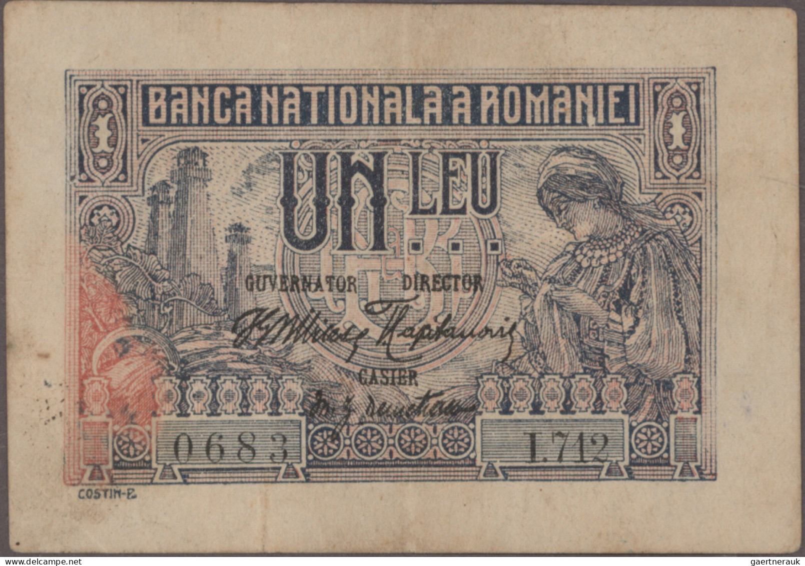 Romania: Lot With 92 Banknotes Austria, Moldova And Romania With Many Duplicates - Rumania