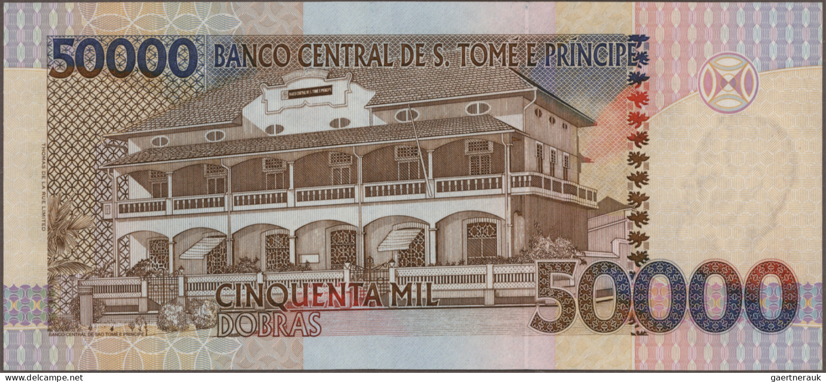 Saint Thomas & Prince: Banco Nacional De S. Tomé E Príncipe, Huge Lot With 18 Ba - Sao Tome And Principe