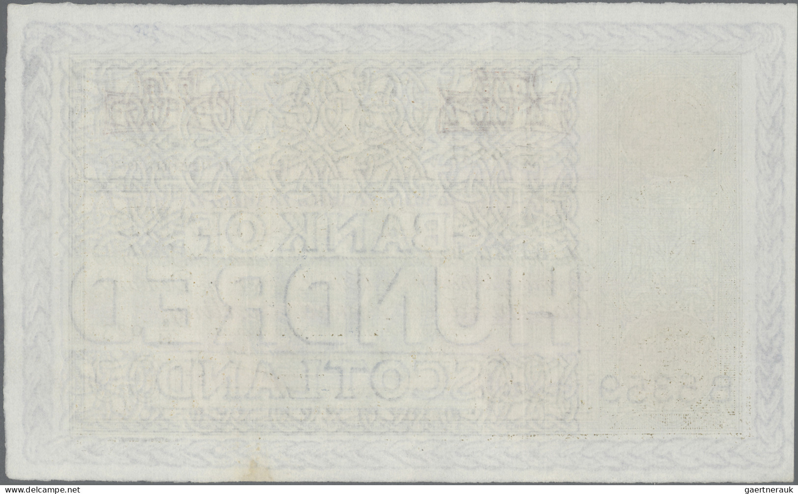 Scotland: Bank Of Scotland, 100 Pounds 16th November 1962, Signatures: Bilsland - Autres & Non Classés
