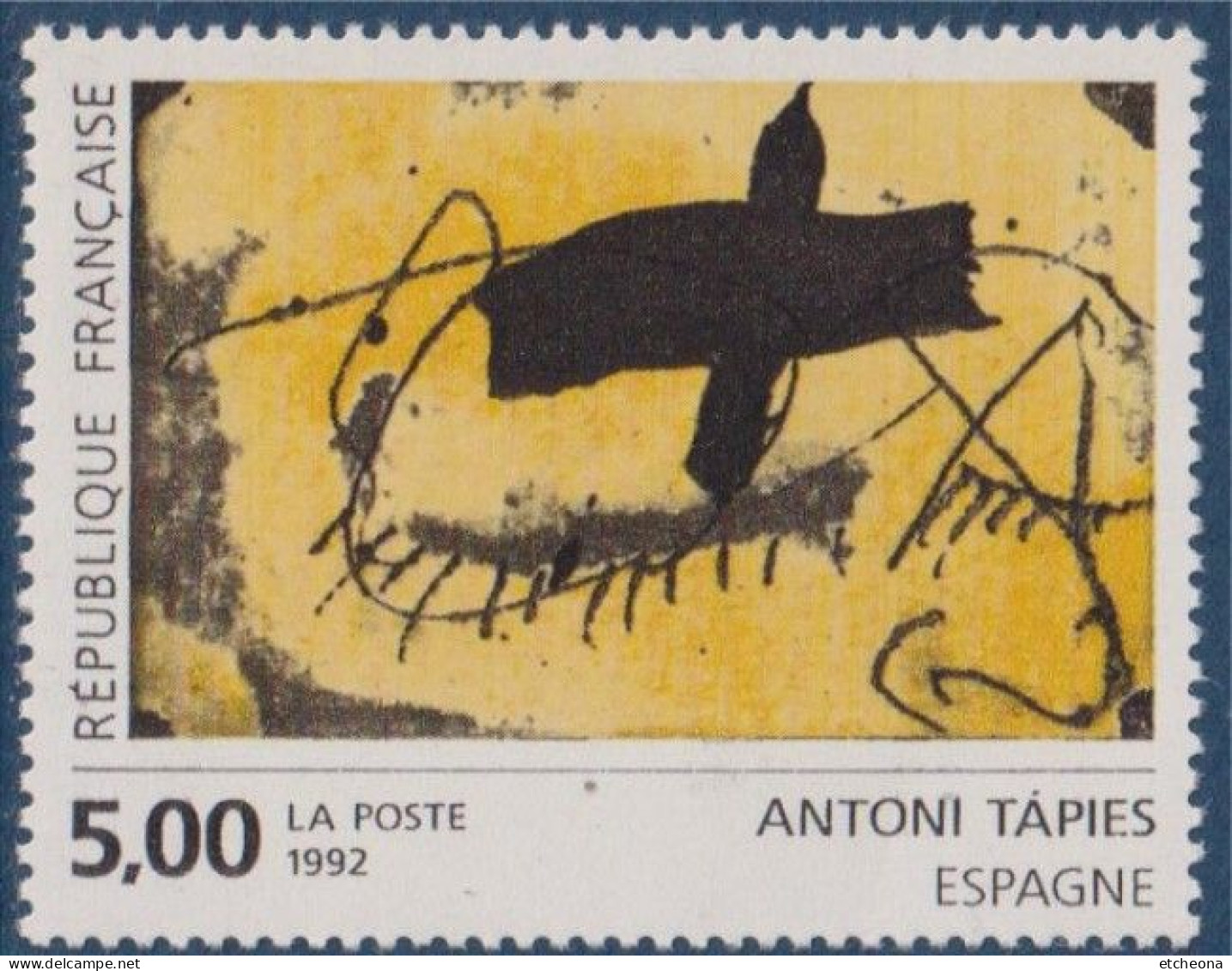 Série Européenne D'art Contemporain "Création Pour La Poste" D'Antoni Tapies N°2782 Neuf Espagne - Nuevos