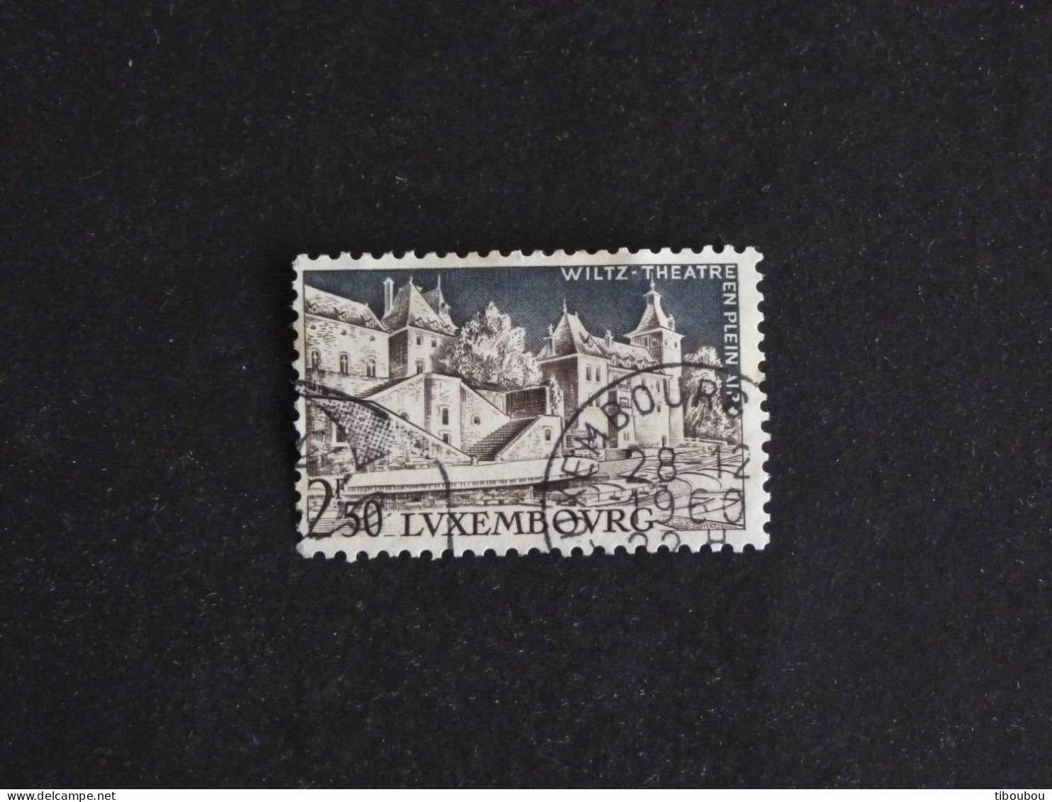 LUXEMBOURG LUXEMBURG YT 551 OBLITERE - CHATEAU DE WILTZ THEATRE EN PLEIN AIR - Used Stamps