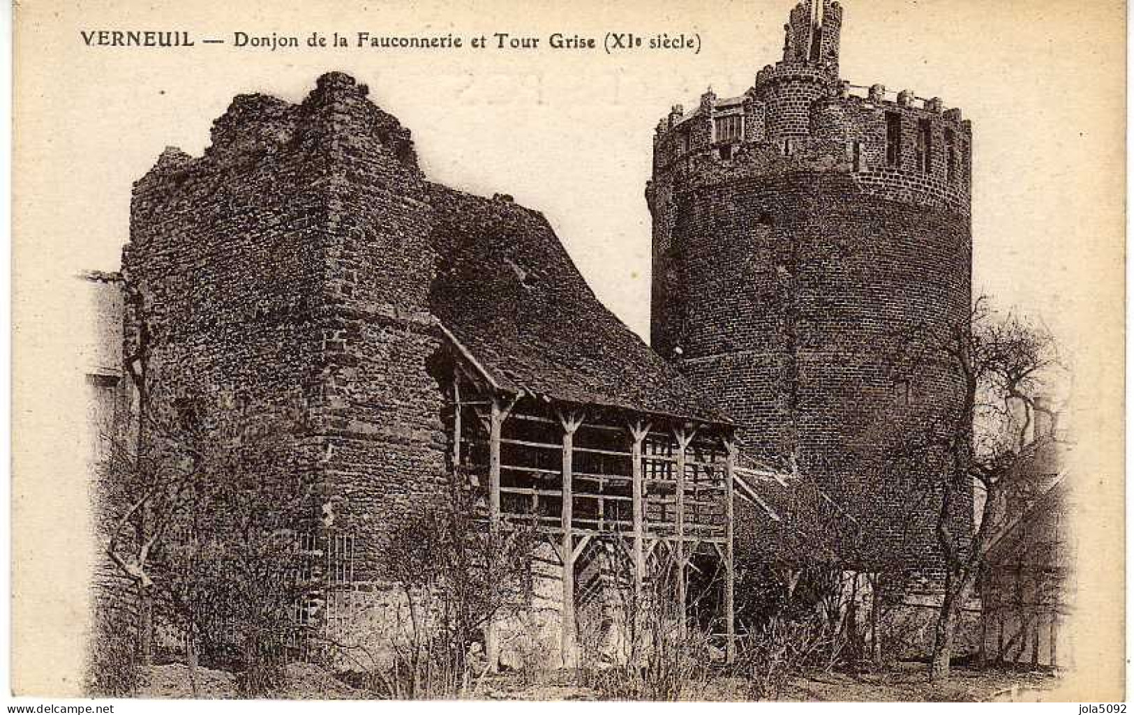 27 - VERNEUIL - Donjon De La Fauconnerie Et Tour Grise - Verneuil-sur-Avre
