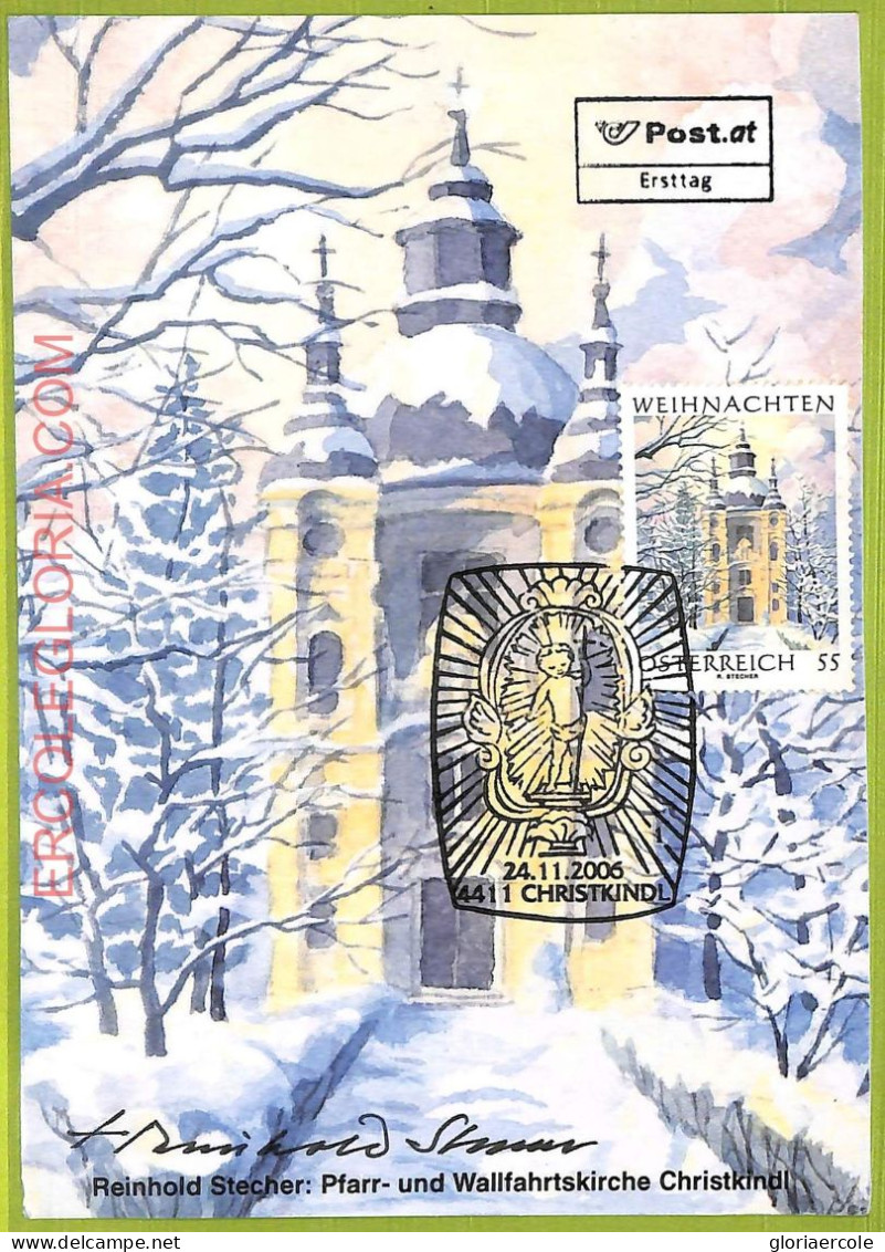 Ad3309 - AUSTRIA - Postal History - MAXIMUM CARD - 2006 -   ARCHITECTURE - Other & Unclassified