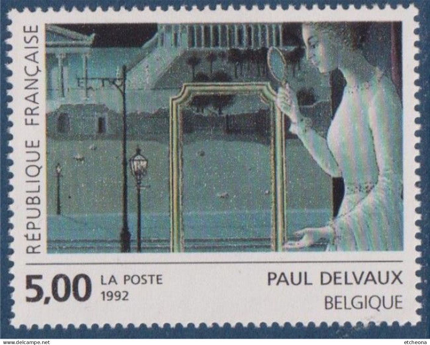 Série Européenne D'art Contemporain "Le Rendez-vous D'Ephèse" De Paul Delvaux N°2781 Neuf Belgique - Ongebruikt