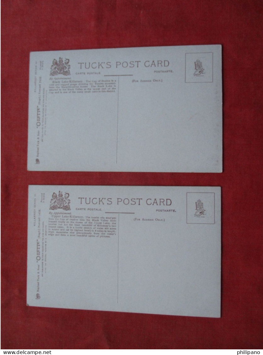 Lot Of  2 Cards.    Tuck Series Killarney  Ireland >   Ref 6397 - Andere & Zonder Classificatie