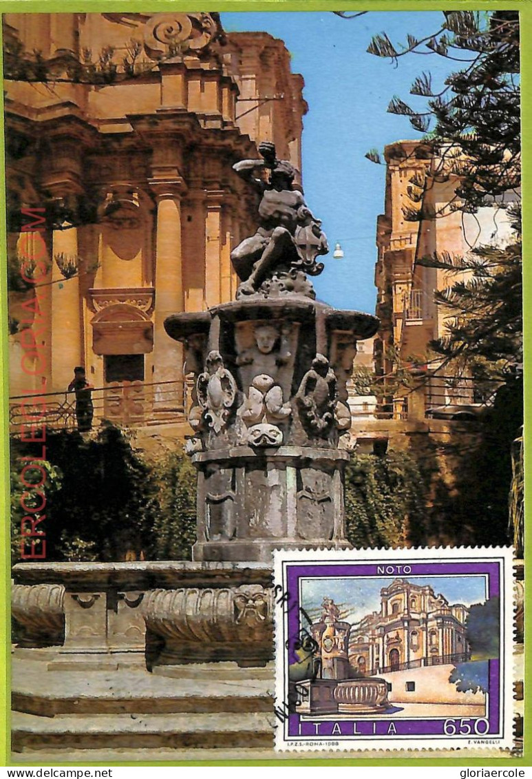 Ad3372 - ITALY - Postal History - MAXIMUM CARD - 1988 - Architecture - Sonstige & Ohne Zuordnung
