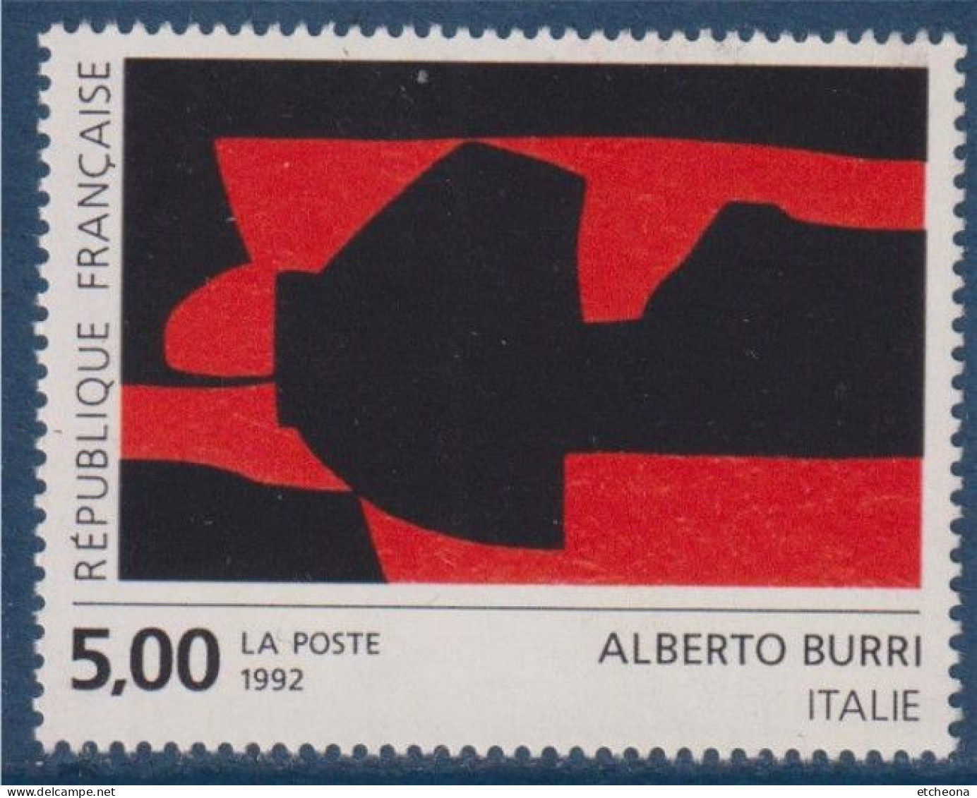 Série Européenne D'art Contemporain "Création Pour La Poste" D'Alberto Burri N°2780 Neuf Italie - Ongebruikt
