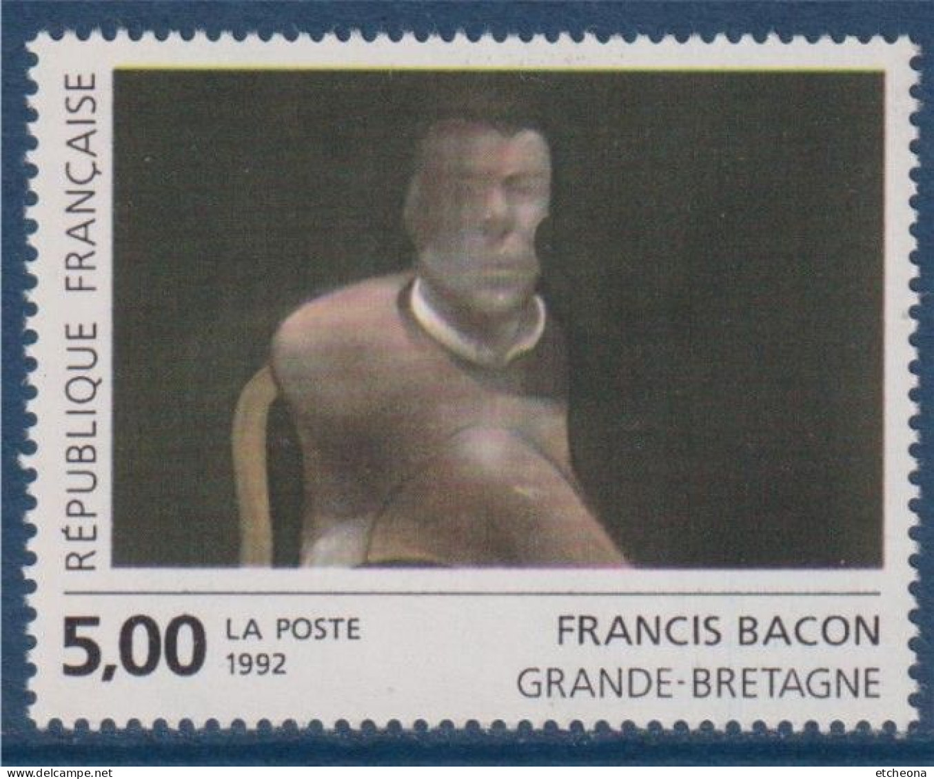 Série Européenne D'art Contemporain "Etude Pour Le Portrait De John Edward" De F. Bacon N°2779 Neuf Grande Bretagne - Unused Stamps