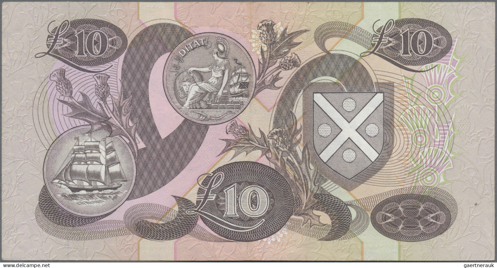 Scotland: Bank Of Scotland, Set With 3 Banknotes, Series 1991/93, With 5 Pounds - Autres & Non Classés