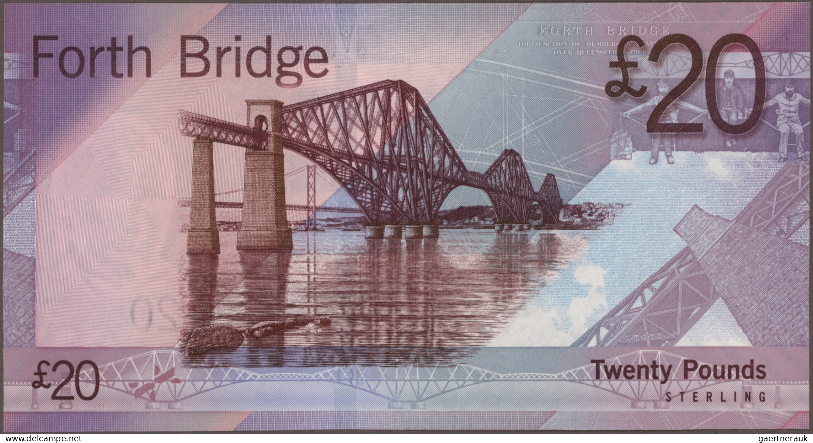 Scotland: Bank Of Scotland, Lot With 5 Banknotes, Series 1995-2007, Comprising 5 - Autres & Non Classés