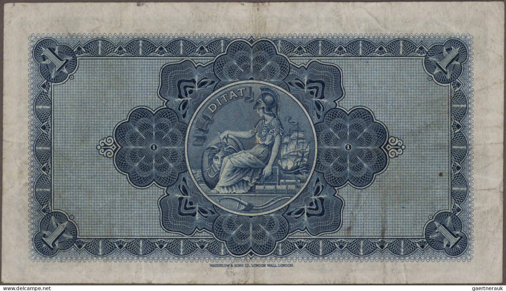 Scotland: The British Linen Bank, Lot With 6 Banknotes, Series 1929-1962, With 1 - Otros & Sin Clasificación