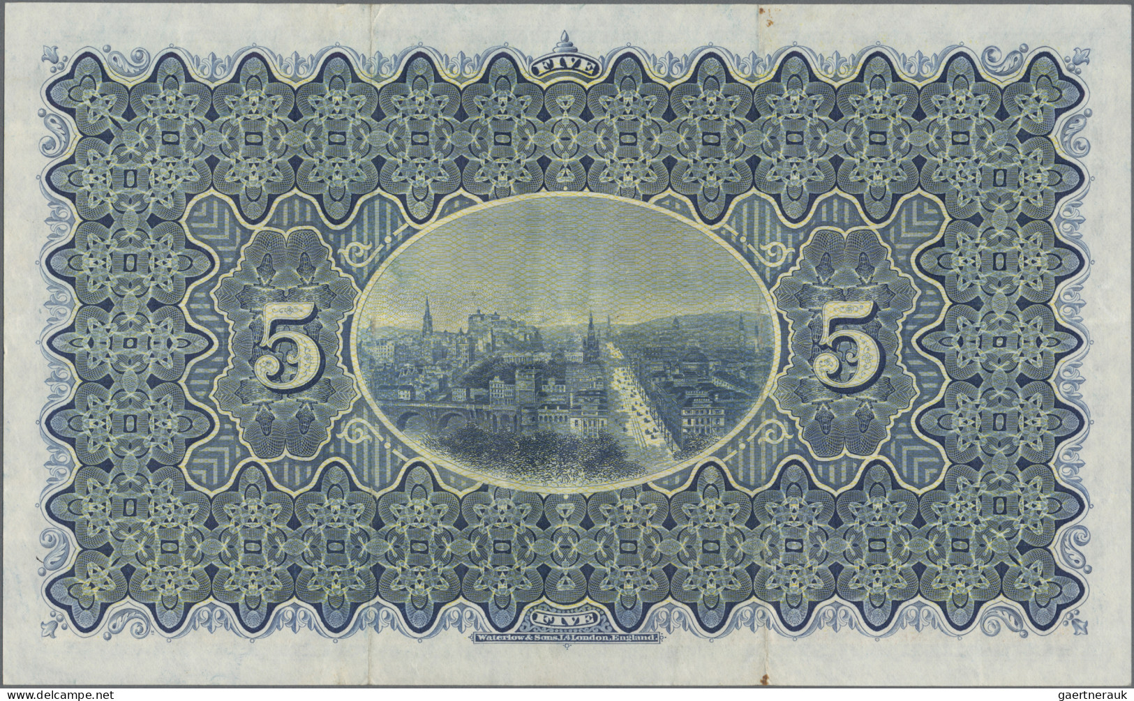Scotland: The National Bank Of Scotland, 5 Pounds 1st March 1952, P.259d, Excell - Altri & Non Classificati
