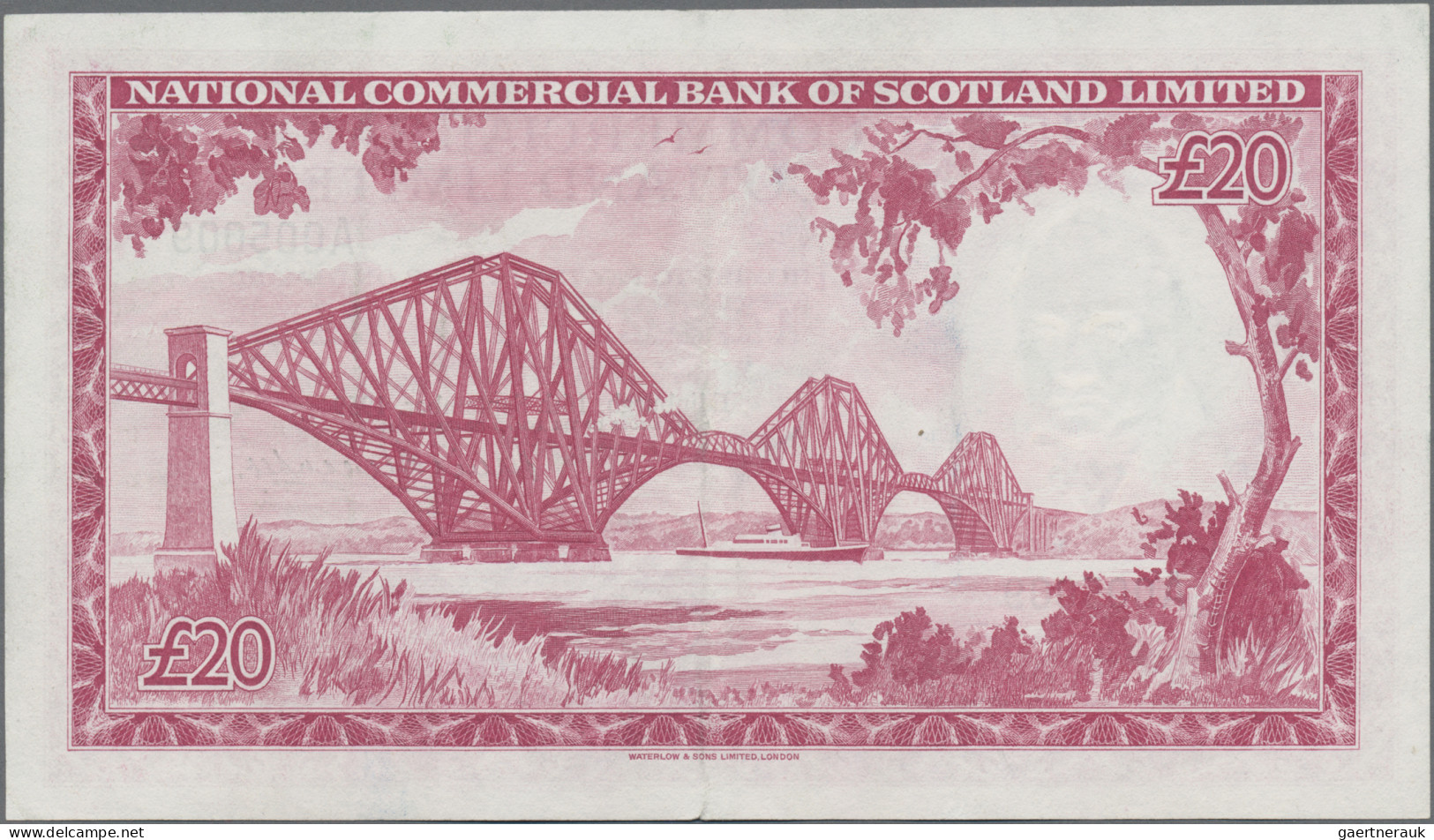 Scotland: National Commercial Bank Of Scotland Ltd., 20 Pounds 16th September 19 - Andere & Zonder Classificatie