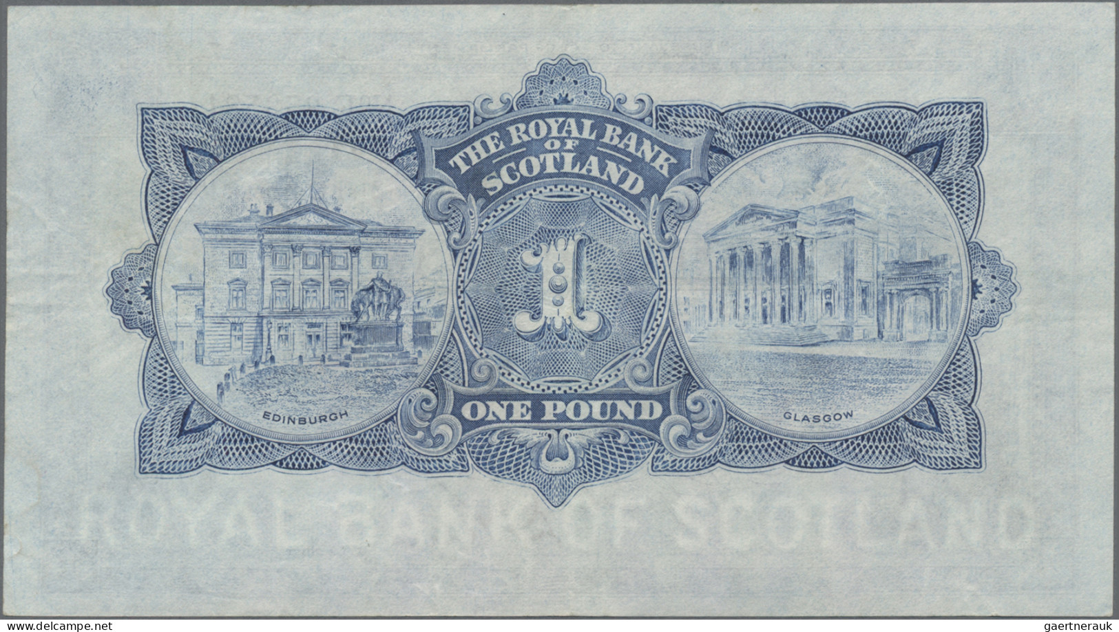 Scotland: The Royal Bank Of Scotland, 1 Pound 31st October 1935, P.321, Great Or - Altri & Non Classificati