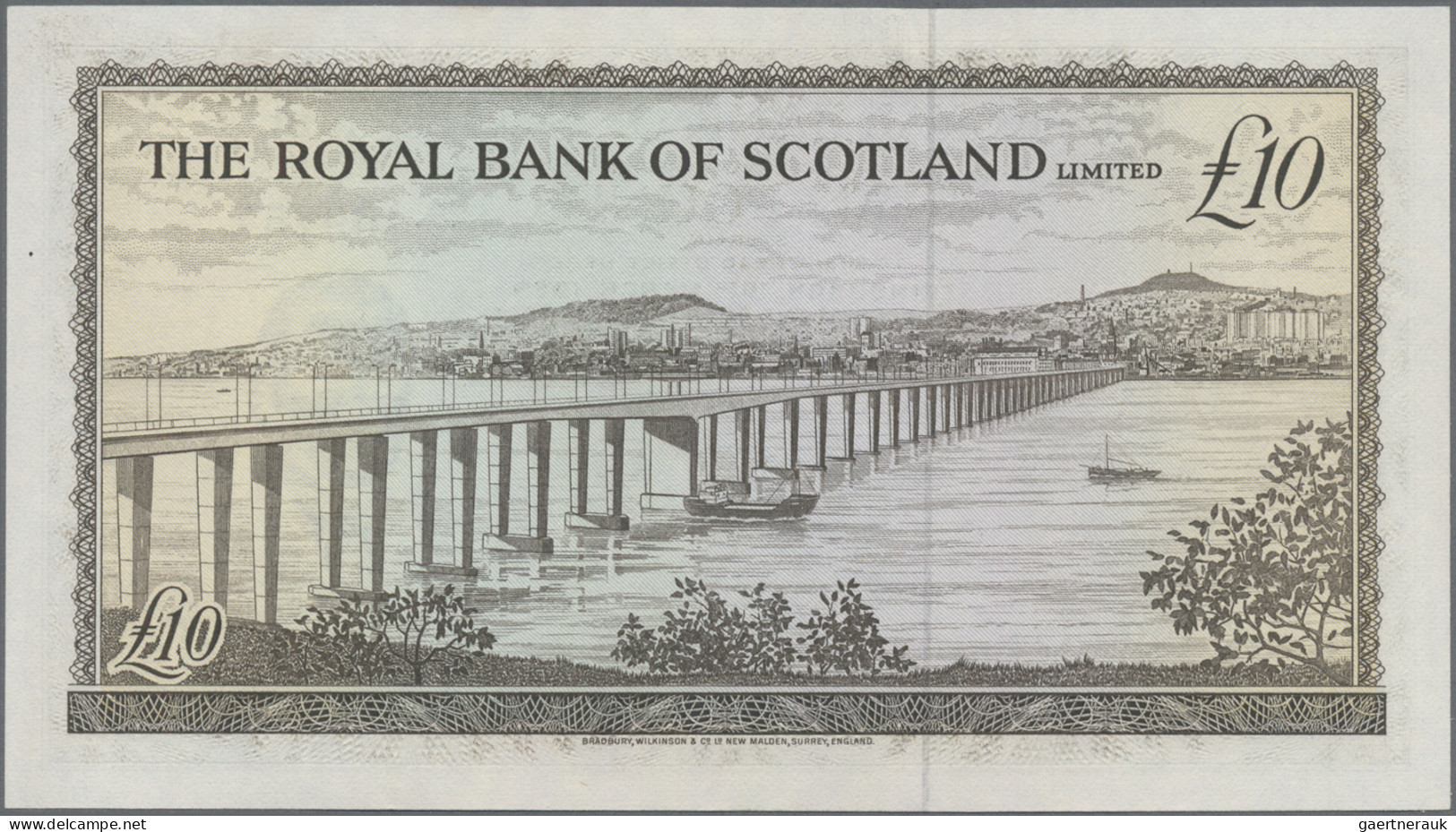 Scotland: The Royal Bank Of Scotland Limited, 10 Pounds 19th March 1969, P.331, - Autres & Non Classés