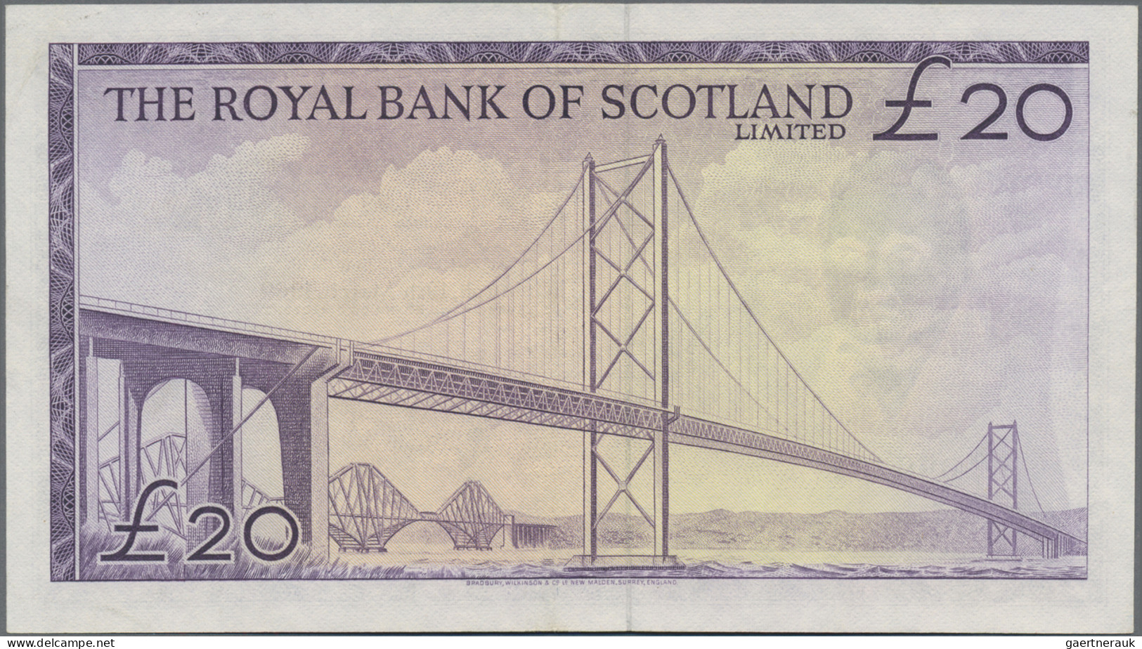 Scotland: The Royal Bank Of Scotland Limited, 20 Pounds 19th March 1969, P.332, - Andere & Zonder Classificatie