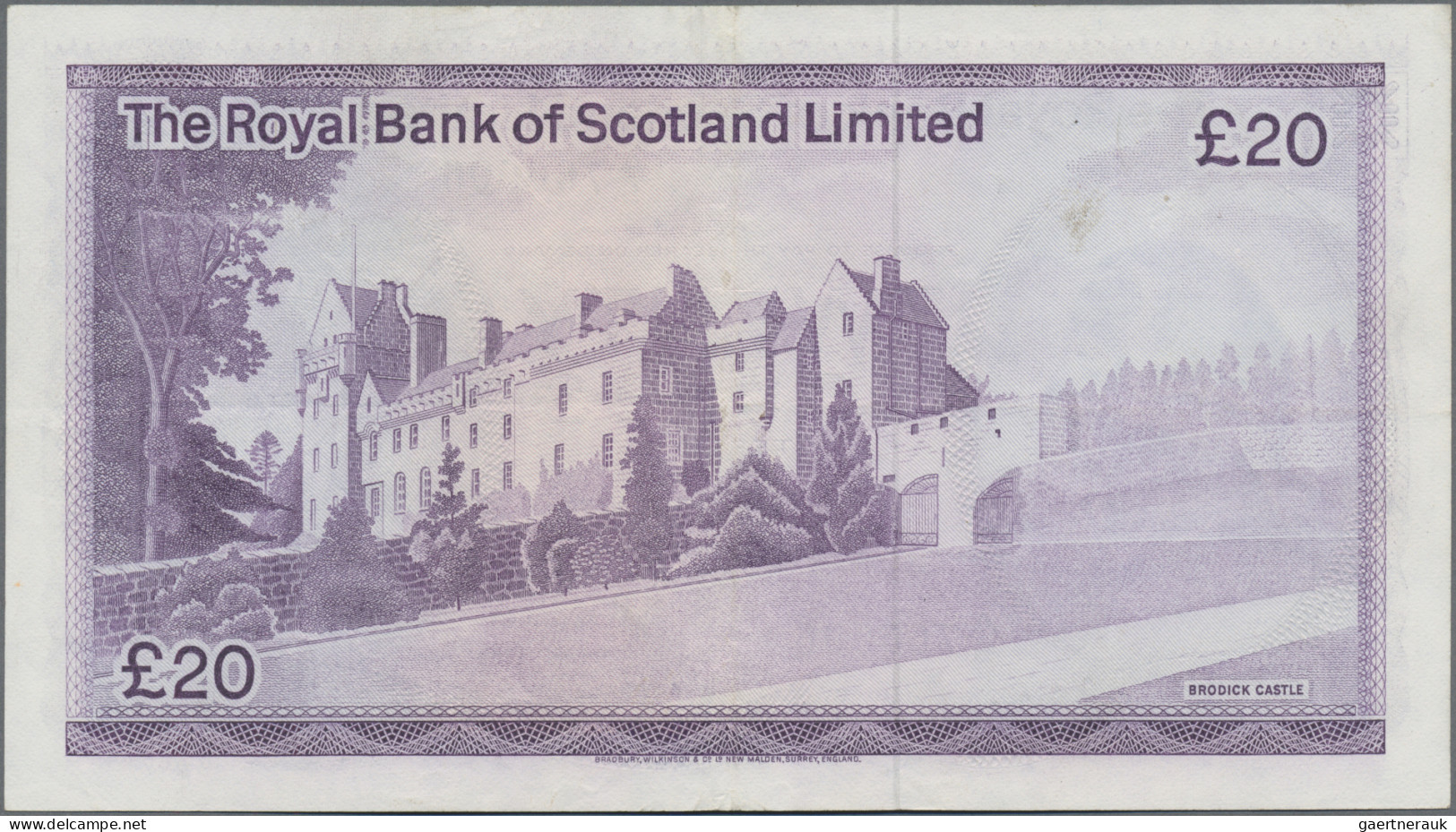 Scotland: The Royal Bank Of Scotland Limited, 20 Pounds 1st May 1981, P.339, Som - Autres & Non Classés