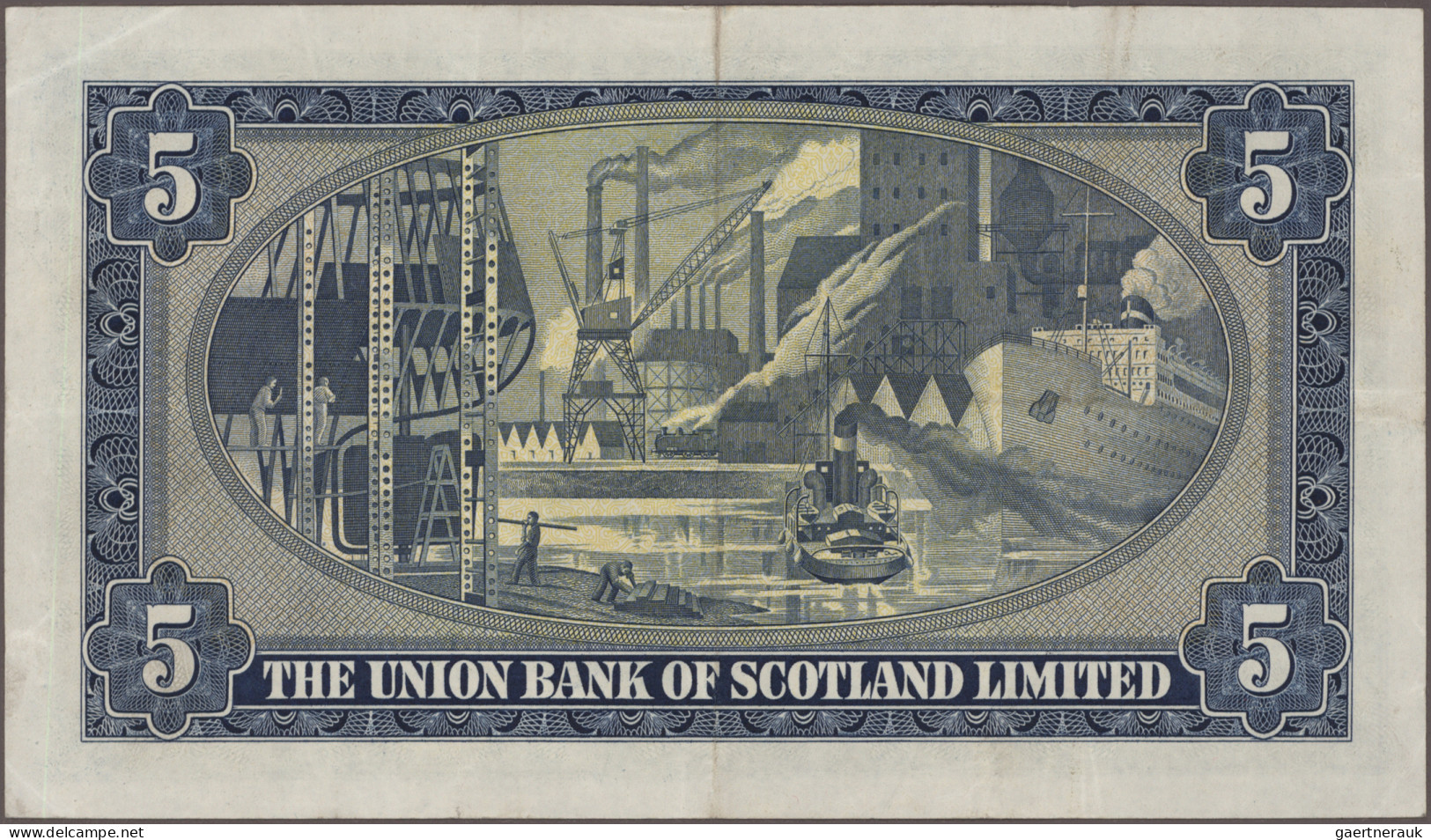 Scotland: The Union Bank Of Scotland Limited, Nice Lot With 4 Banknotes, Series - Autres & Non Classés