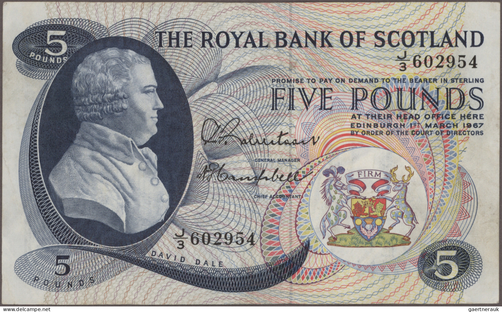 Scotland: Lot With 15 Banknotes 1 – 20 Pounds, Series 1967-1986, Comprising For - Andere & Zonder Classificatie