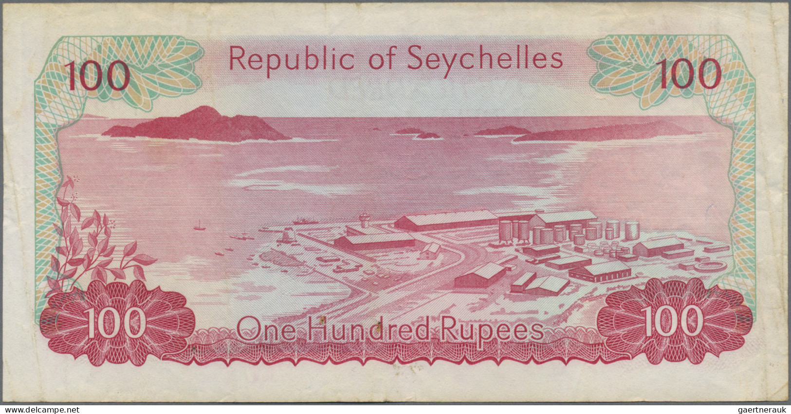 Seychelles: Republic Of Seychelles, Set With 3 Banknotes, Series 1976-77, With 1 - Seychelles