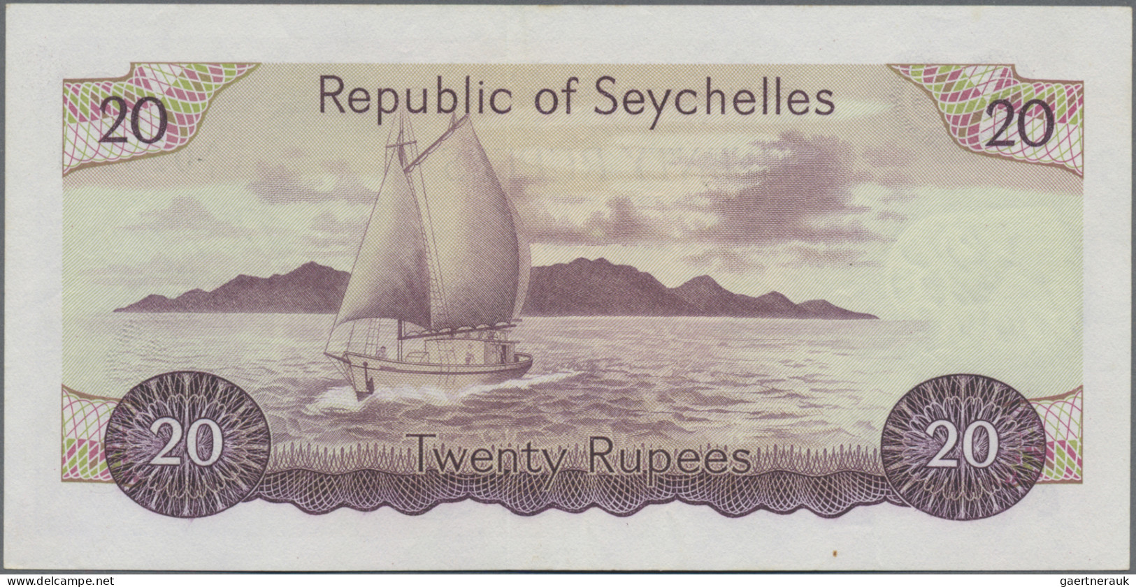 Seychelles: Republic Of Seychelles, Set With 3 Banknotes, Series 1976-77, With 1 - Seychellen