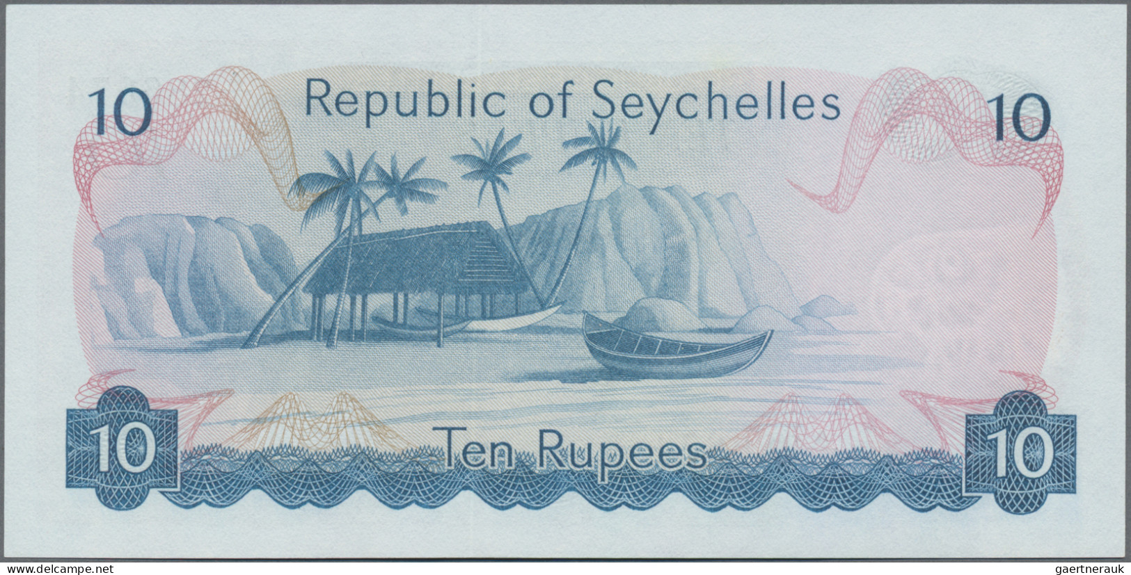 Seychelles: Republic Of Seychelles, Set With 3 Banknotes, Series 1976-77, With 1 - Seychellen