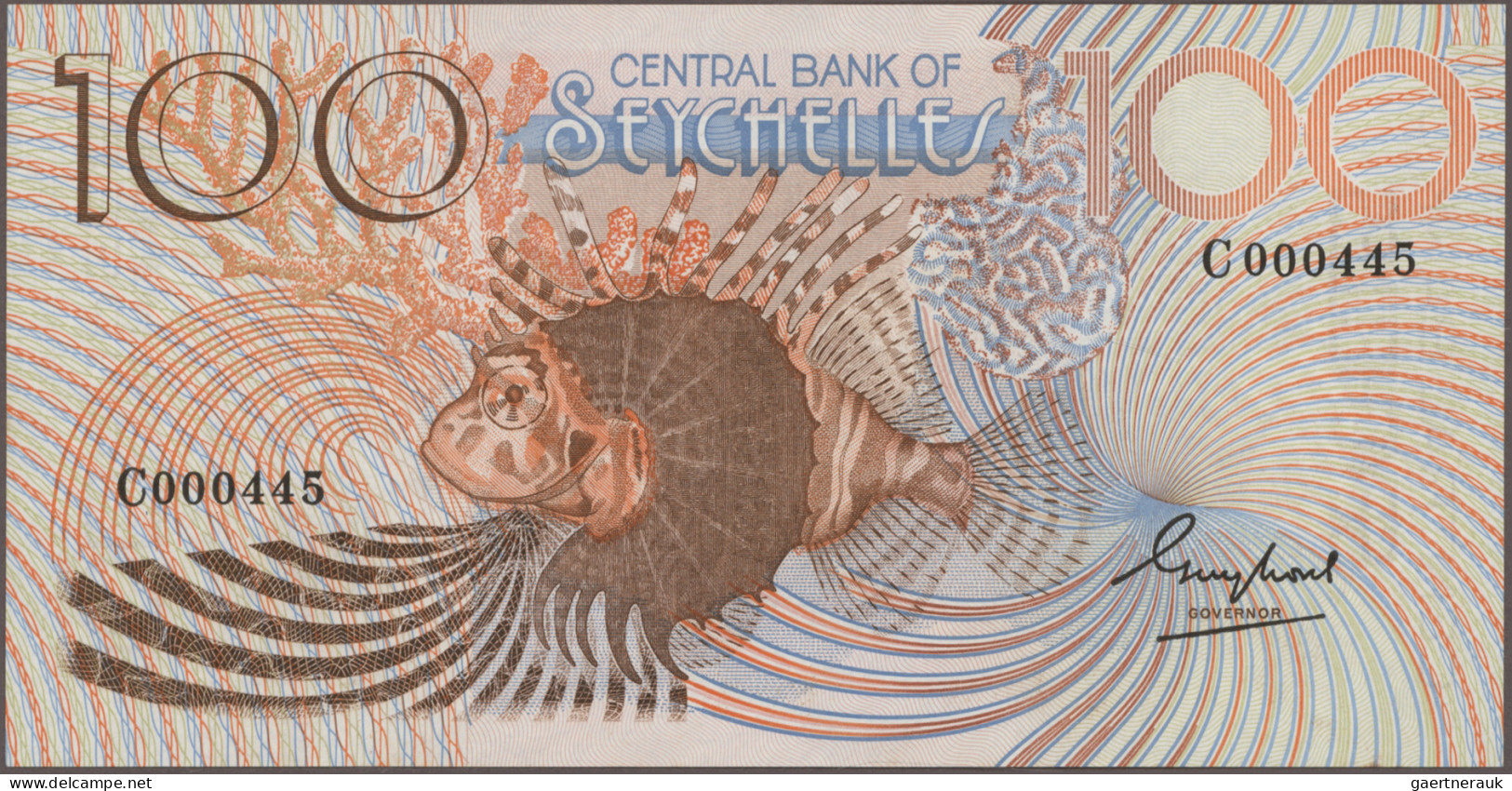 Seychelles: Seychelles Monetary Authority And Central Bank Of Seychelles, Lot Wi - Seychelles