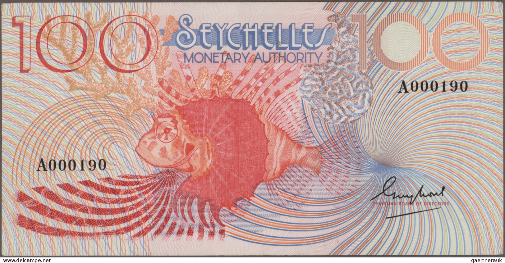 Seychelles: Seychelles Monetary Authority And Central Bank Of Seychelles, Lot Wi - Seychellen