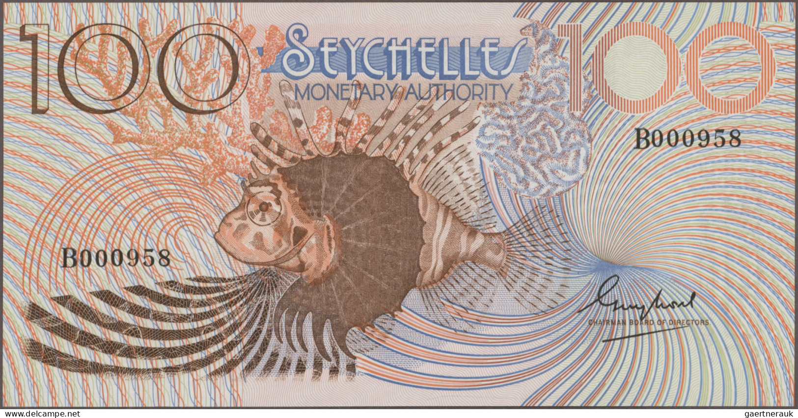 Seychelles: Seychelles Monetary Authority And Central Bank Of Seychelles, Lot Wi - Seychelles