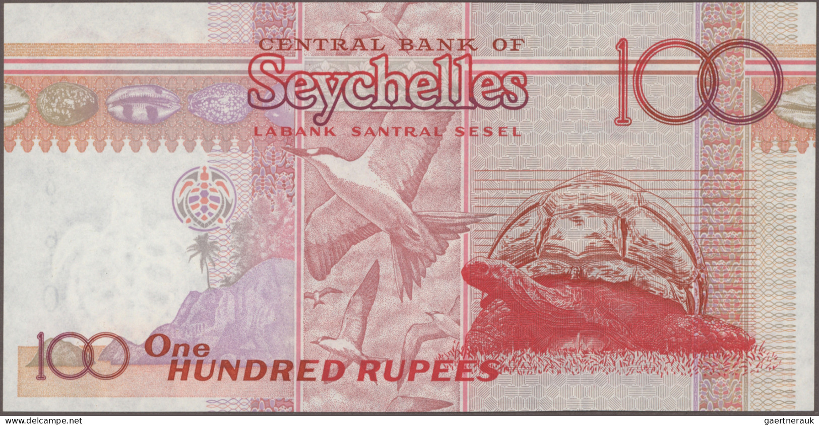 Seychelles: Central Bank Of Seychelles, Lot With 12 Banknotes, Series 1989-2009, - Seychelles