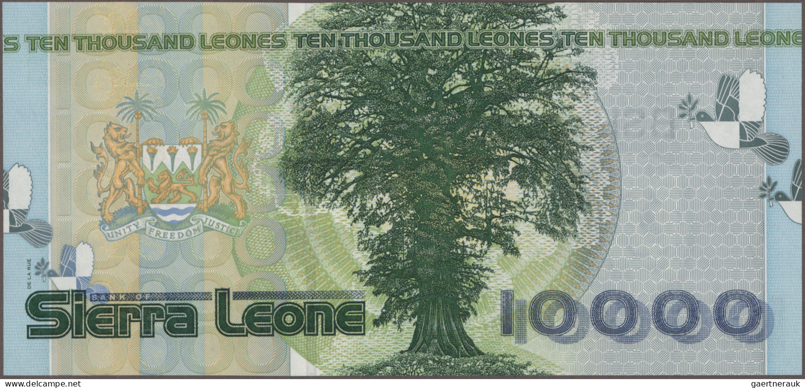 Sierra Leone: Bank Of Sierra Leone, Huge Lot With 32 Banknotes, Series 1964-2010 - Sierra Leone