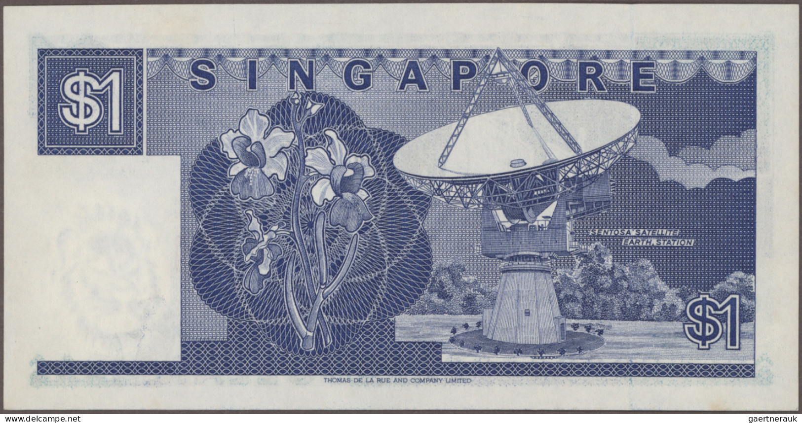 Singapore: Board Of Commissioners Of Currency, Lot With 5 Banknotes, Series ND(1 - Singapour