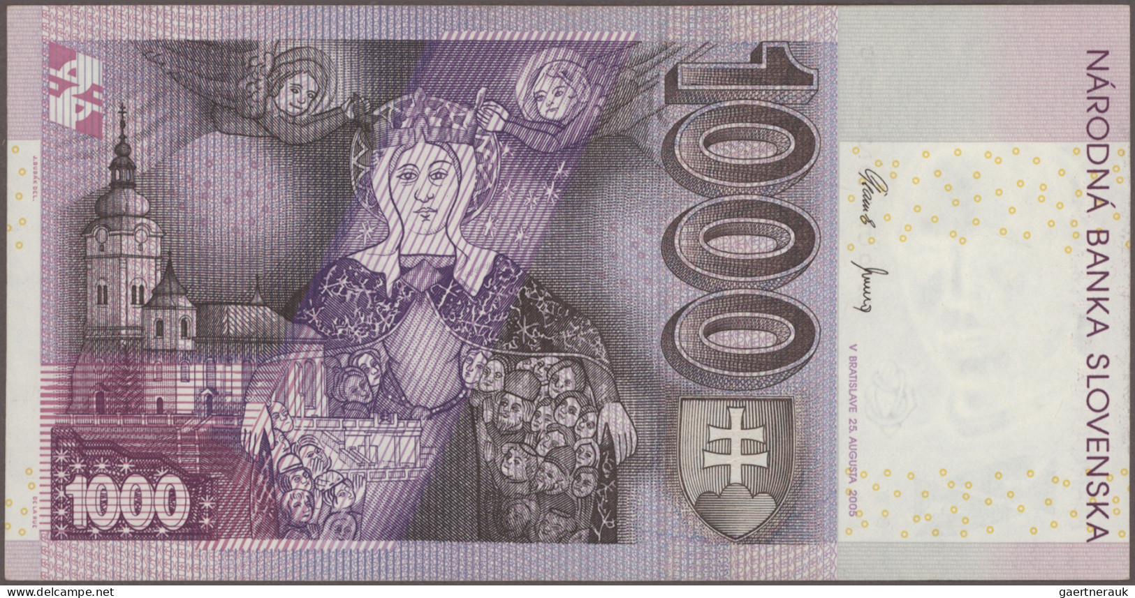 Slovakia: Slovakia Republic And Slovakia National Bank, Lot With 10 Banknotes, S - Slovaquie